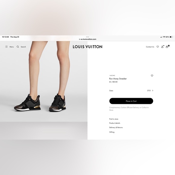 Louis Vuitton Run Away Sneakers 37 - Picture 6 of 7